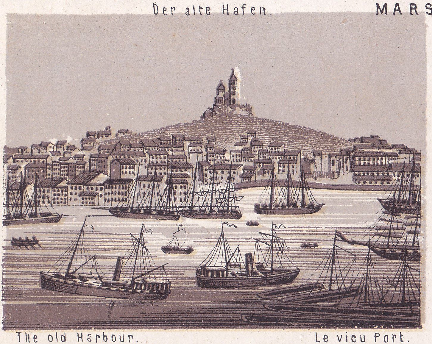 Der alte Hafen. The old Harbour. Le vieu Port.