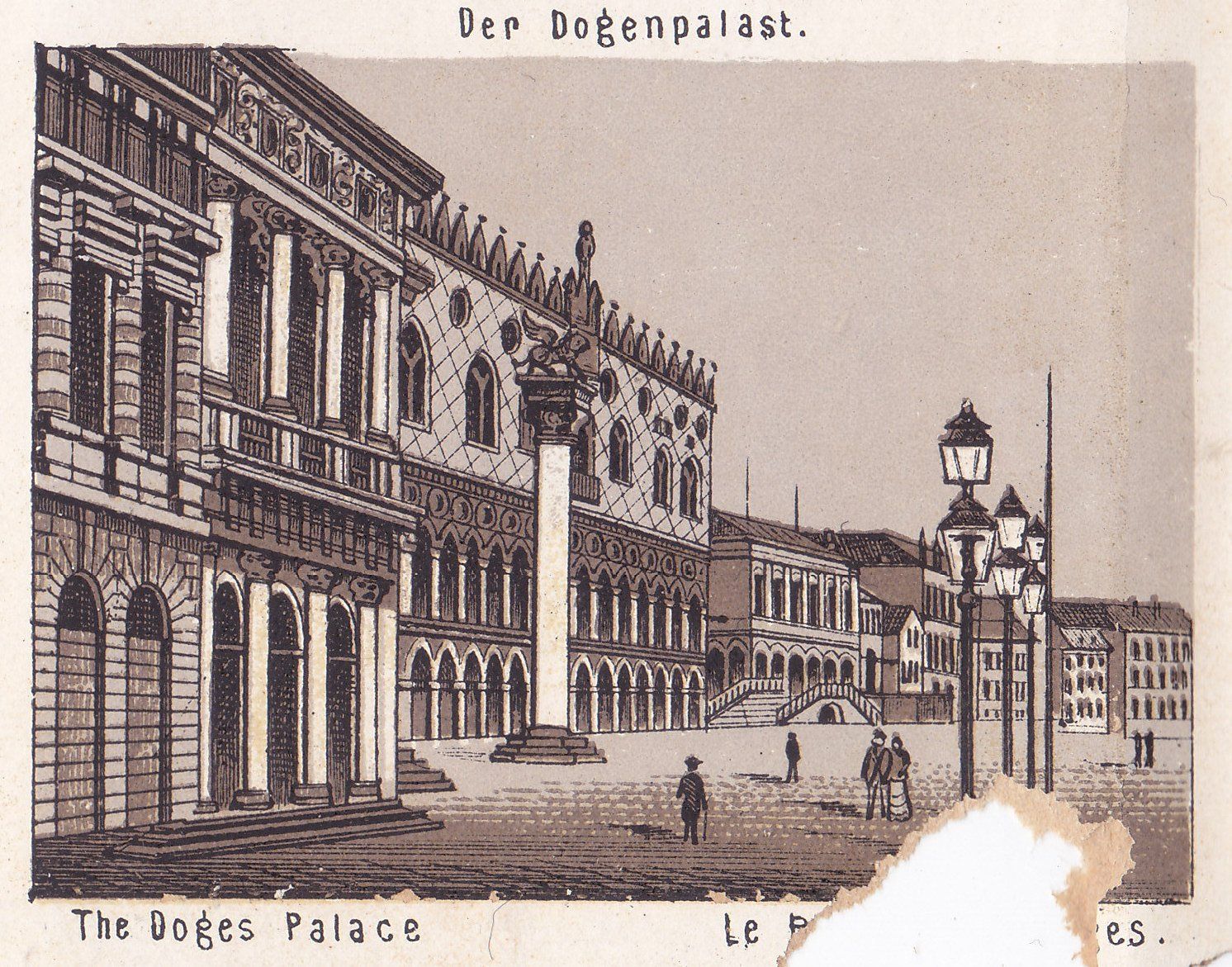 Der Dogenpalast. The Doges Palace