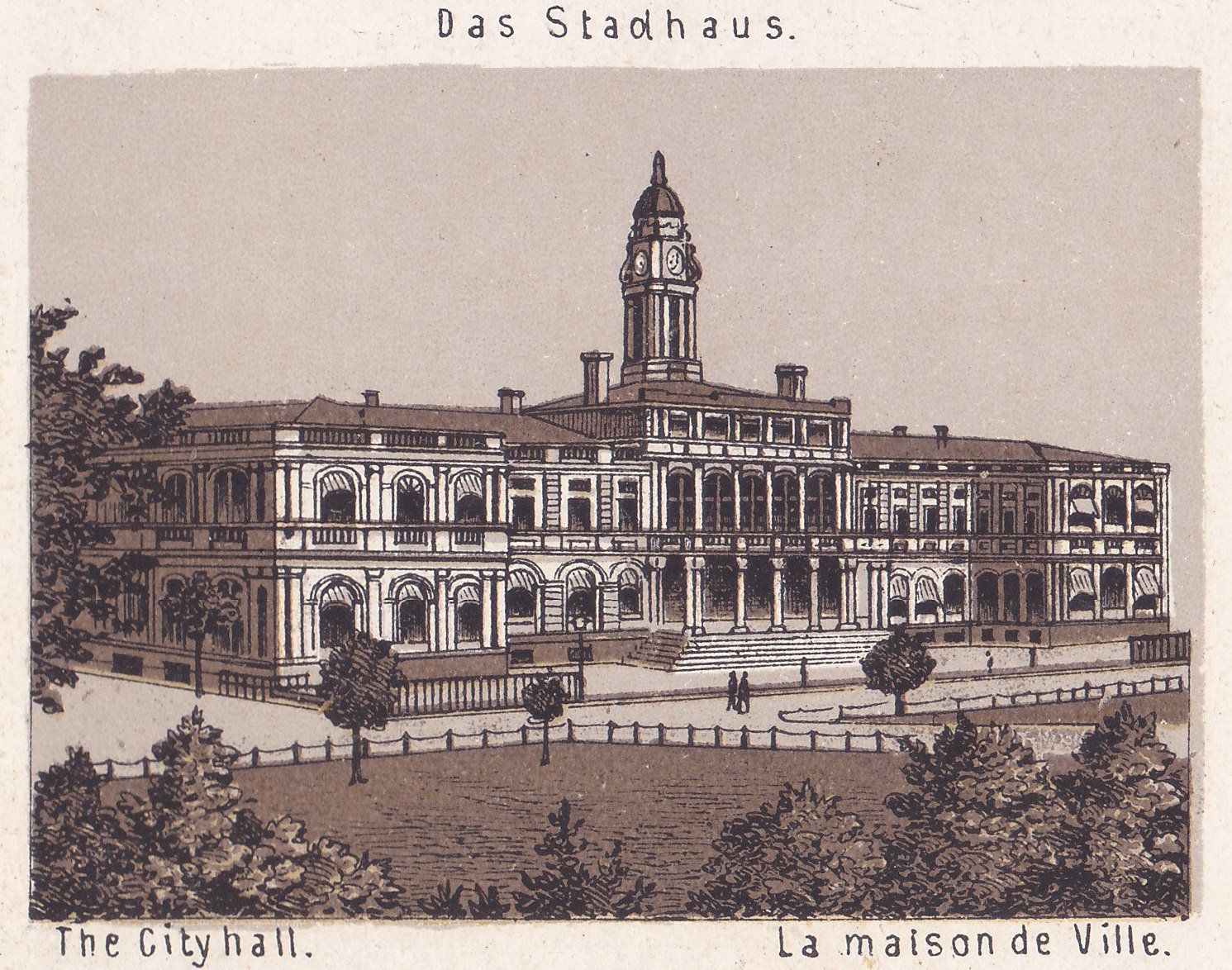 Das Stadhaus. The Cityhall. La maison del Ville.