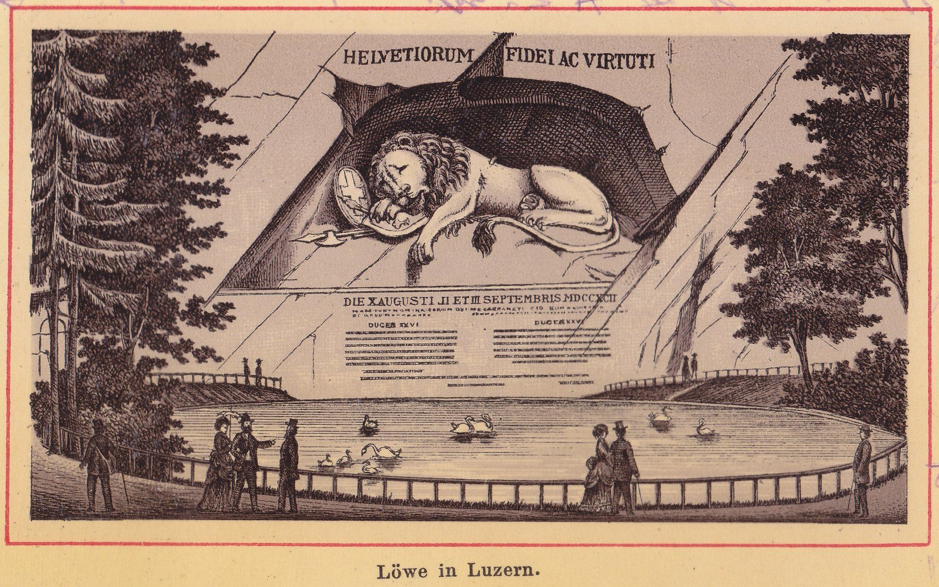 Löwe in Luzern.