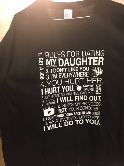 caption t-shirt printing