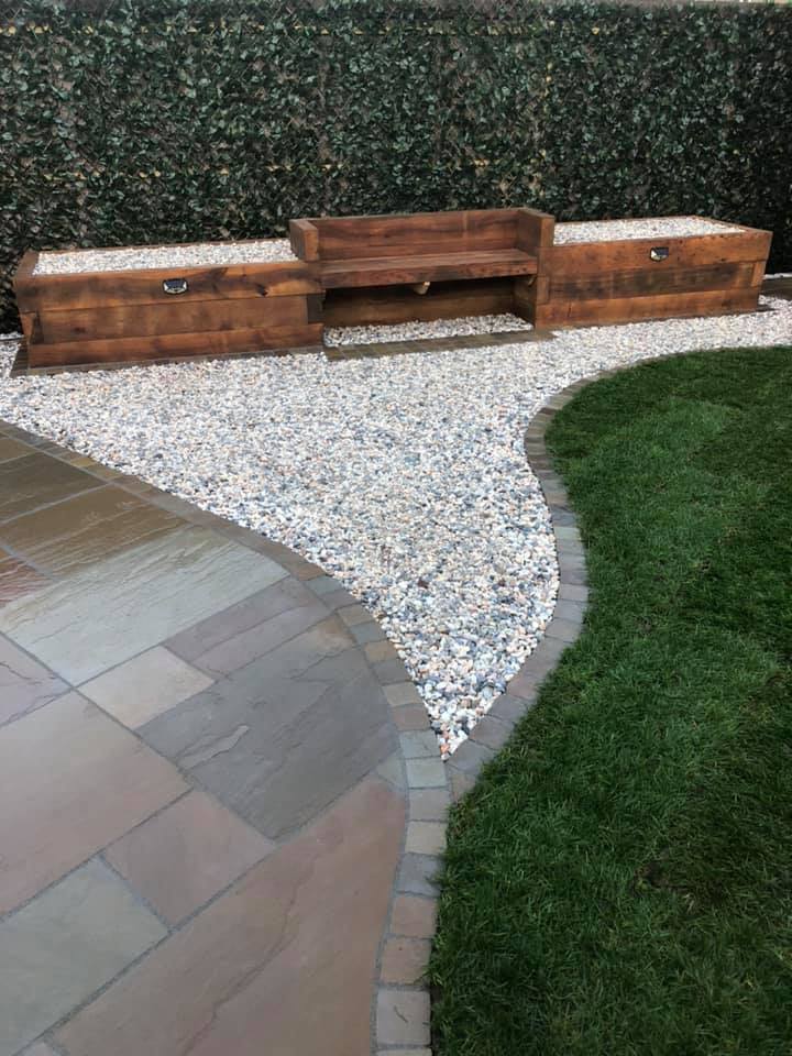 curved patio