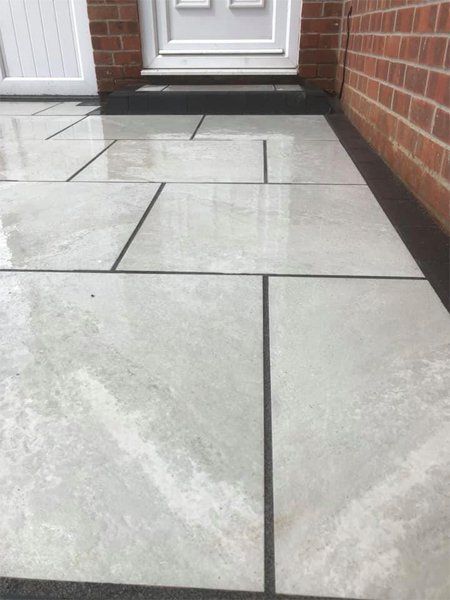fresh paving