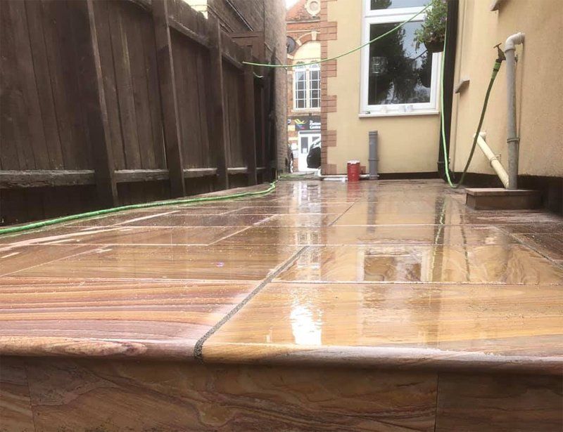 wet paving