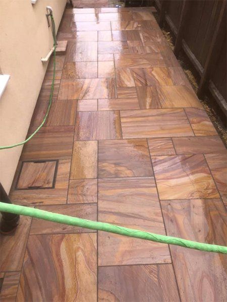 paving in progress