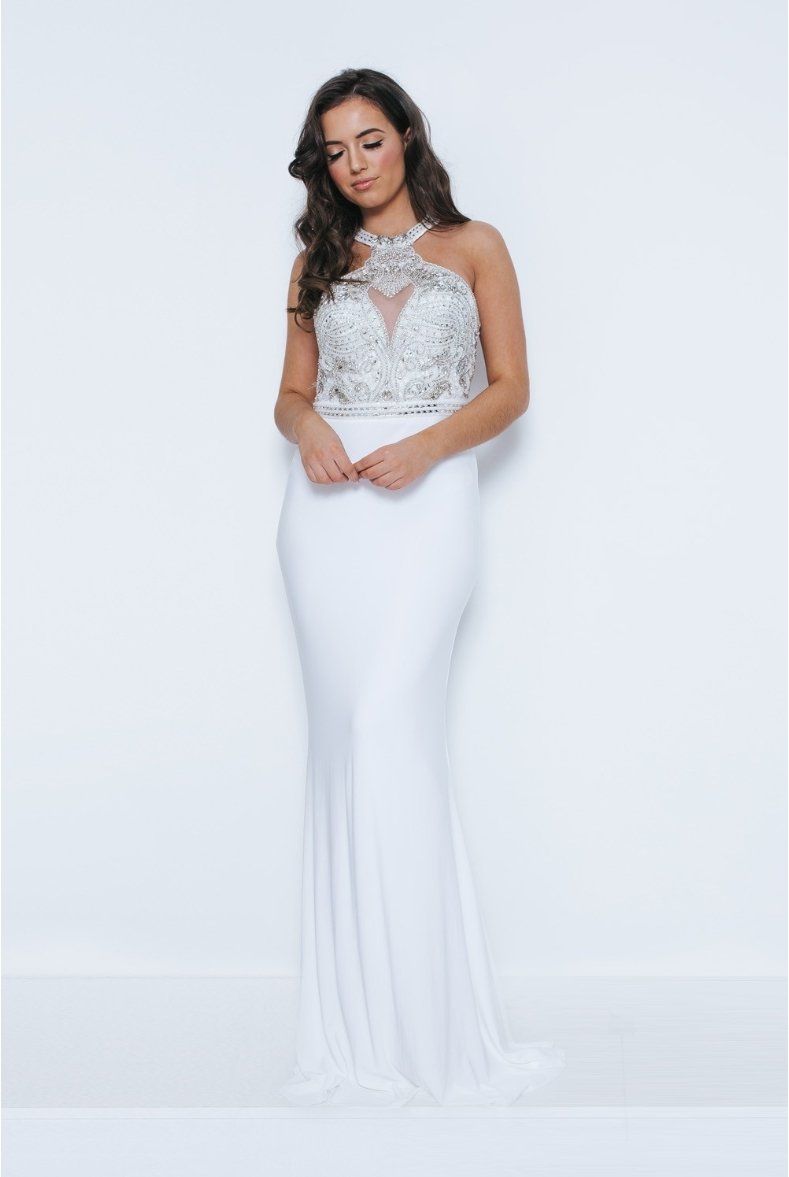 white prom dress in middlesbrough