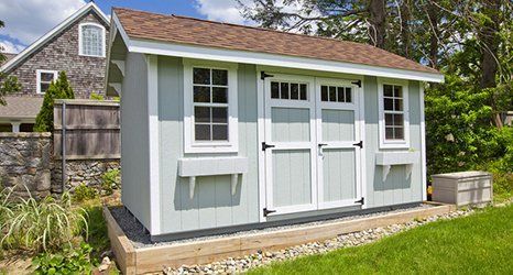 wooden garden sheds