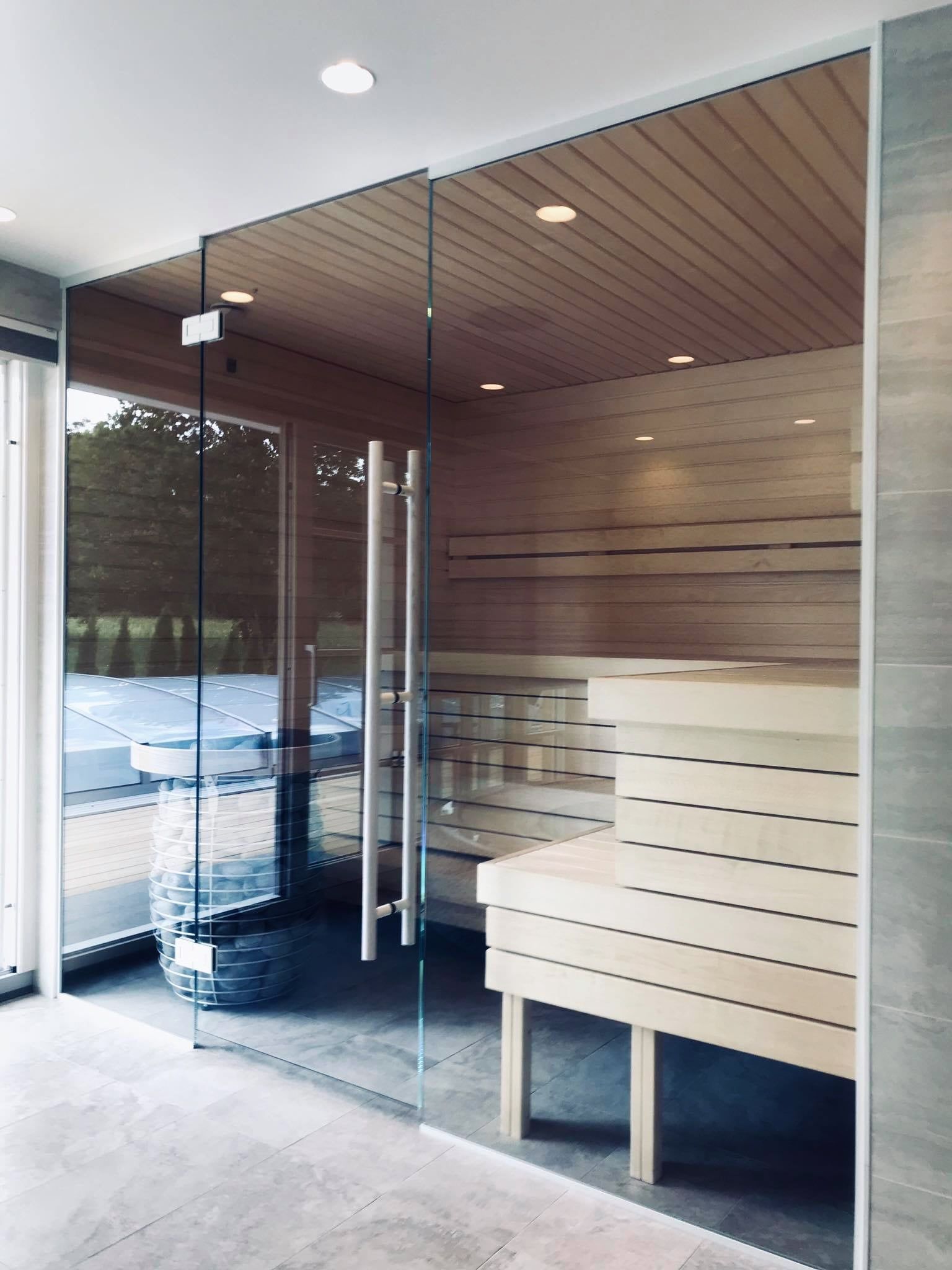 Sauna klaassein