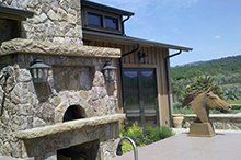 Seamless — Brick House With Seamless Gutter in Durham, CA Seamless — Brick House With Seamless Gutter in Durham, CA