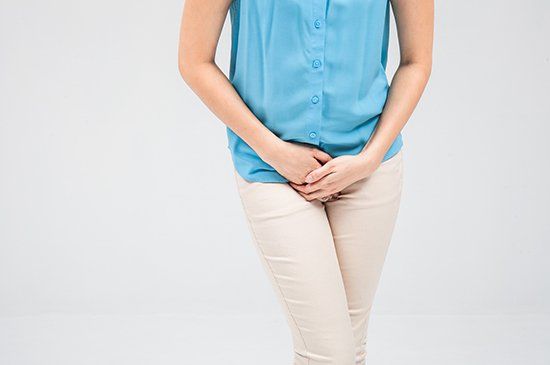 Urodynamic Testing — Woman With Hands Holding Her Crotch in Manchester, NH Urodynamic Testing — Woman With Hands Holding Her Crotch in Manchester, NH