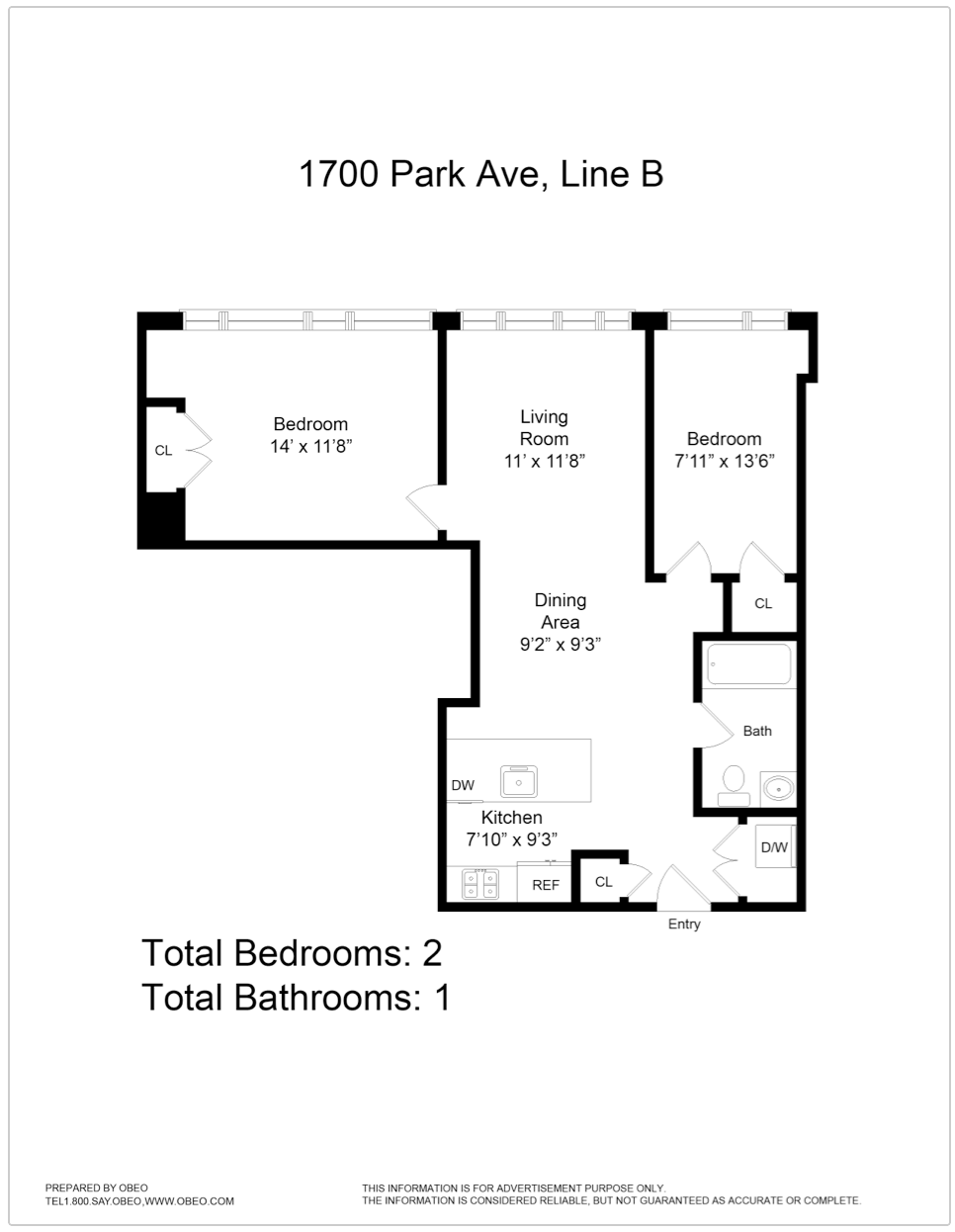 Line B Floor Plan