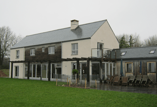 Landscaped garden at a commercial property