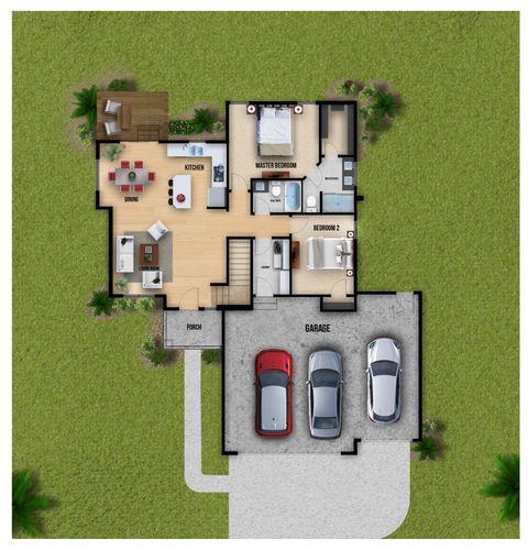 Main Floor The Houston Floor Plan - Main Floor