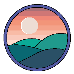 landscape and sun