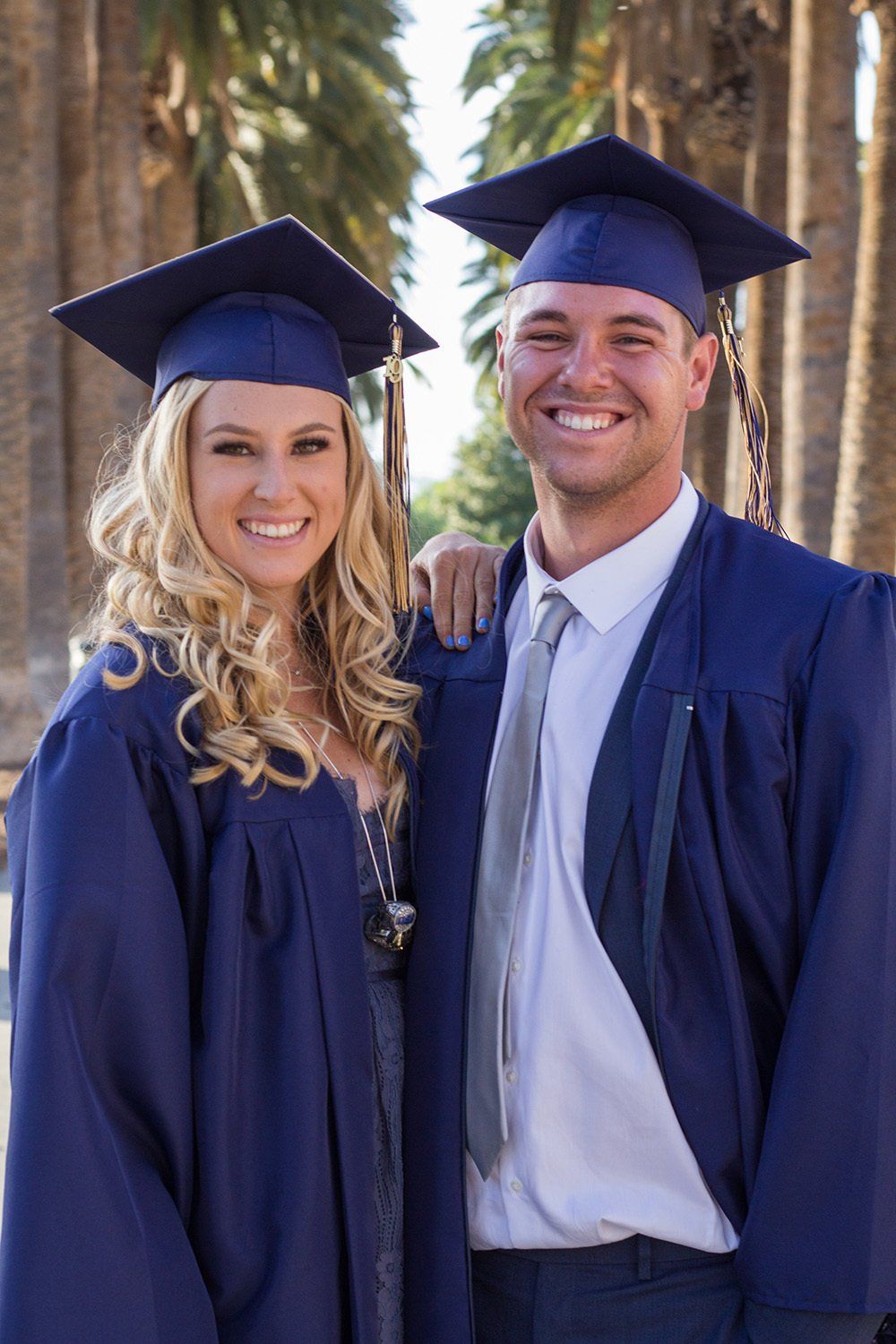 graduation photo girl and boy