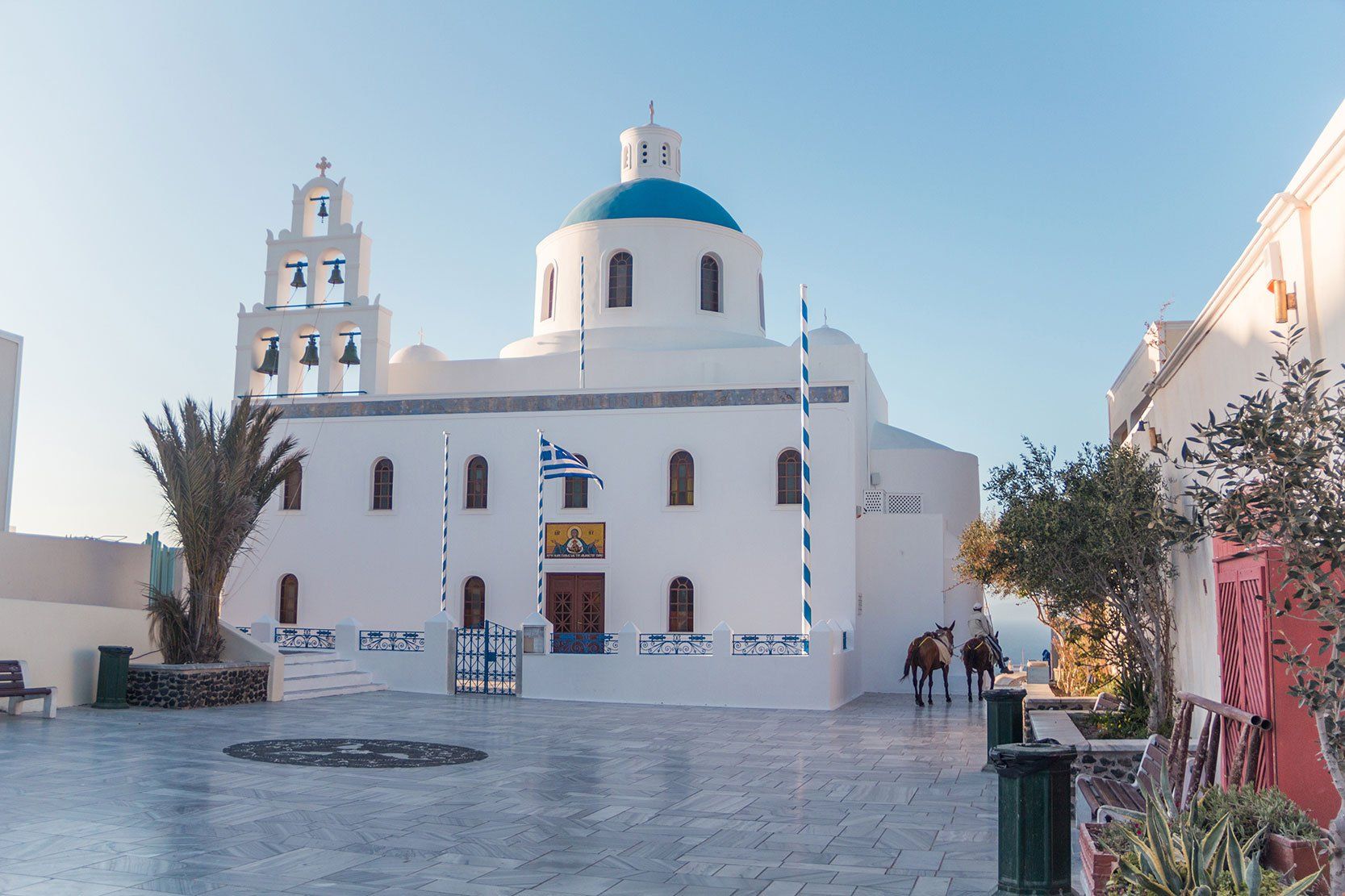 white building
