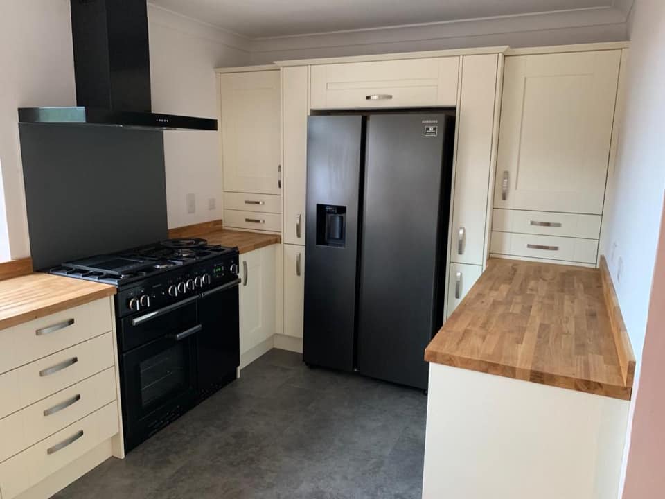 Interior view of a kitchen