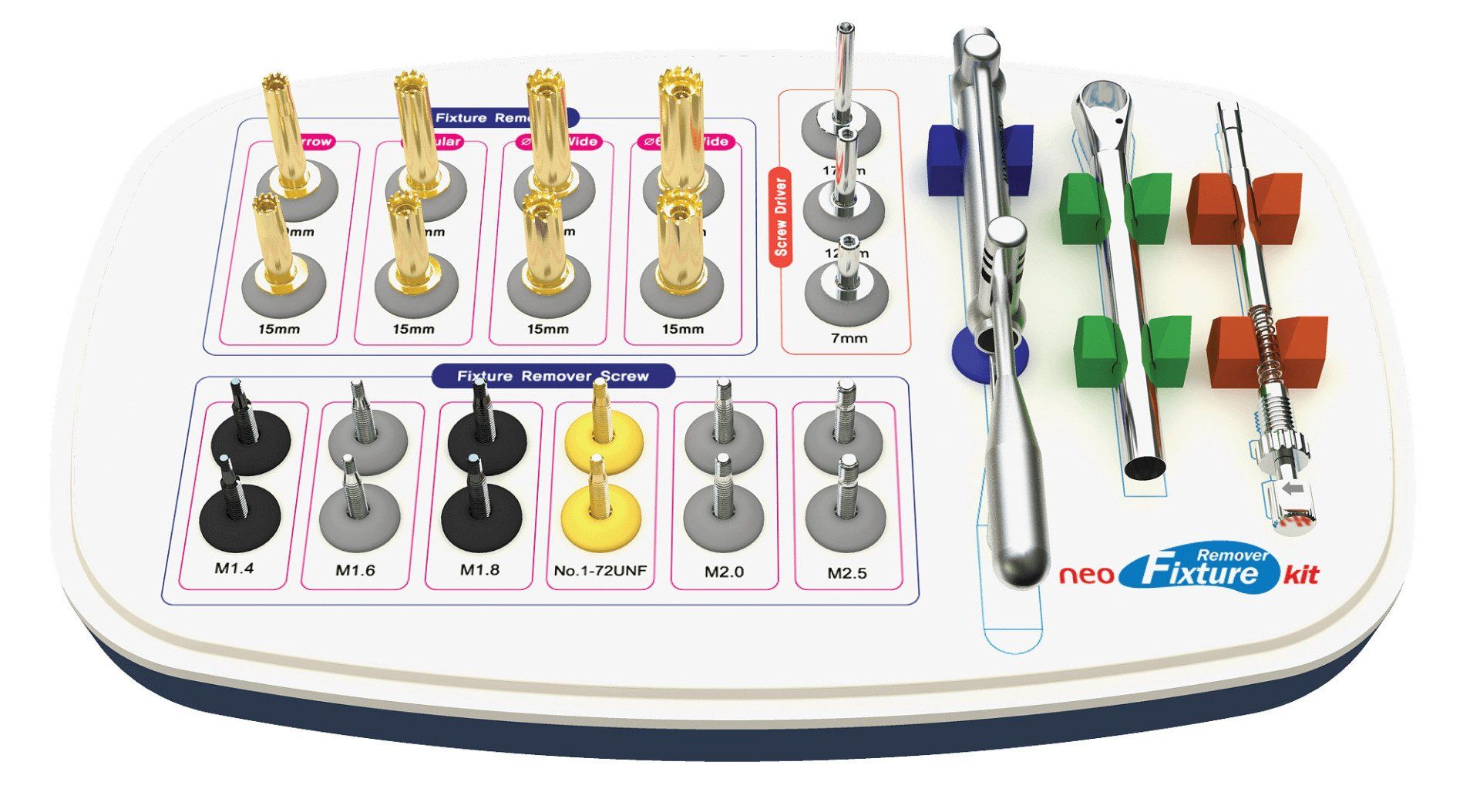 Neo Fixture Remover Kit – implanto išsukimo rinkinys
