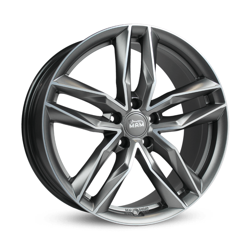 MAM RS3 velg Palladium front polish