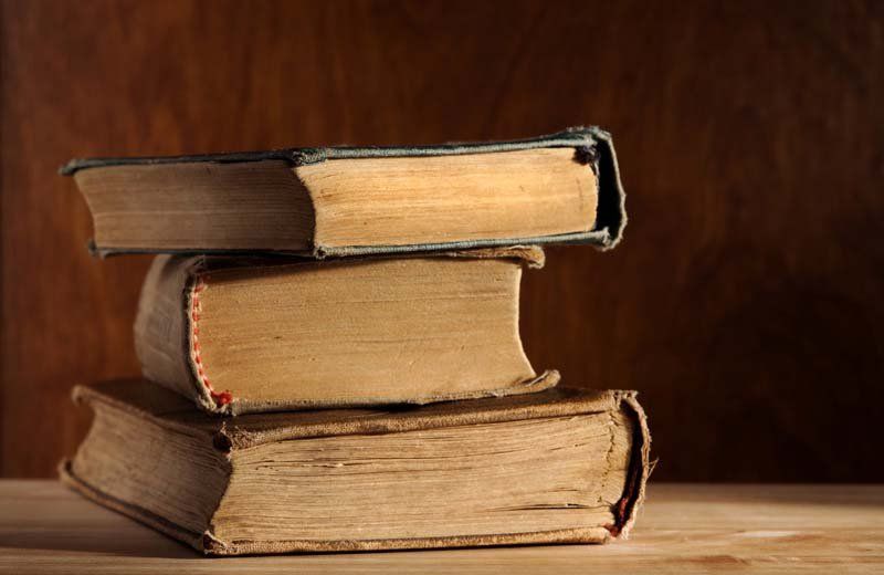 stack of books