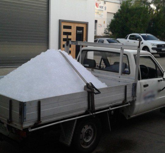 ice on a car