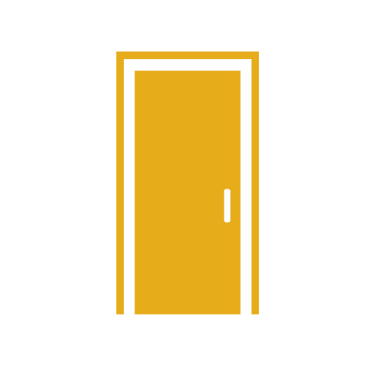 Icona di una porta