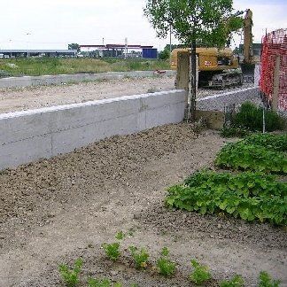 scavo giardino