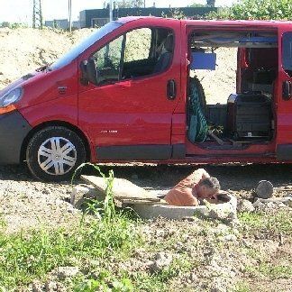 operaio scavo