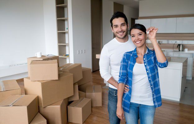 couple holding keys