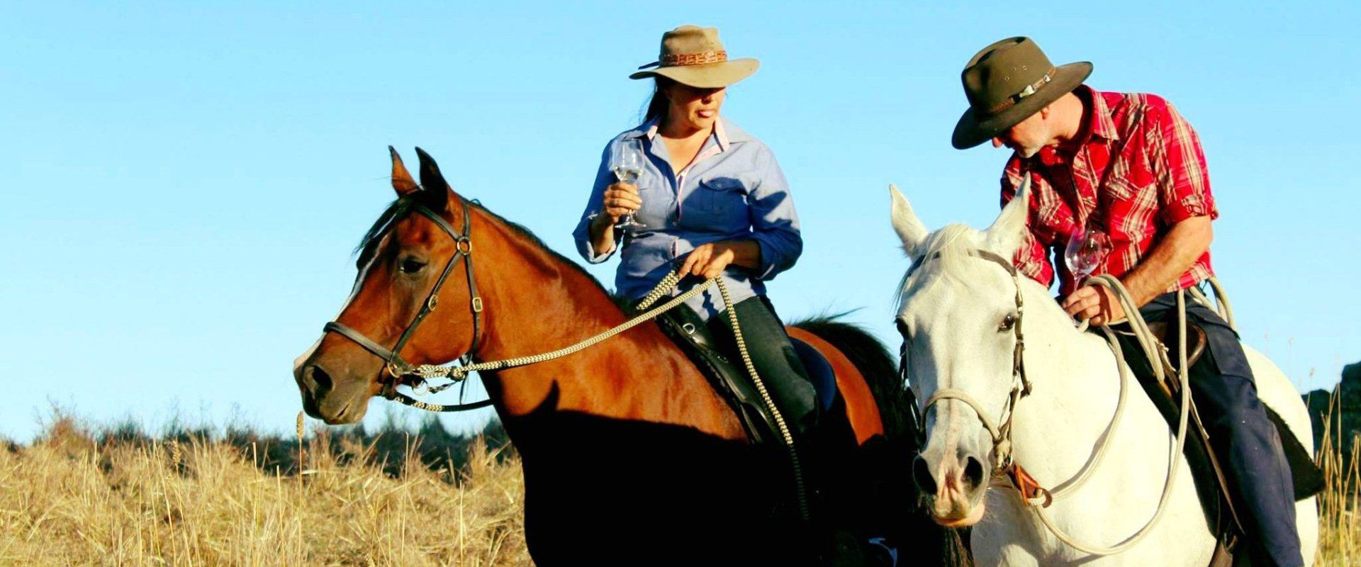 people riding horse