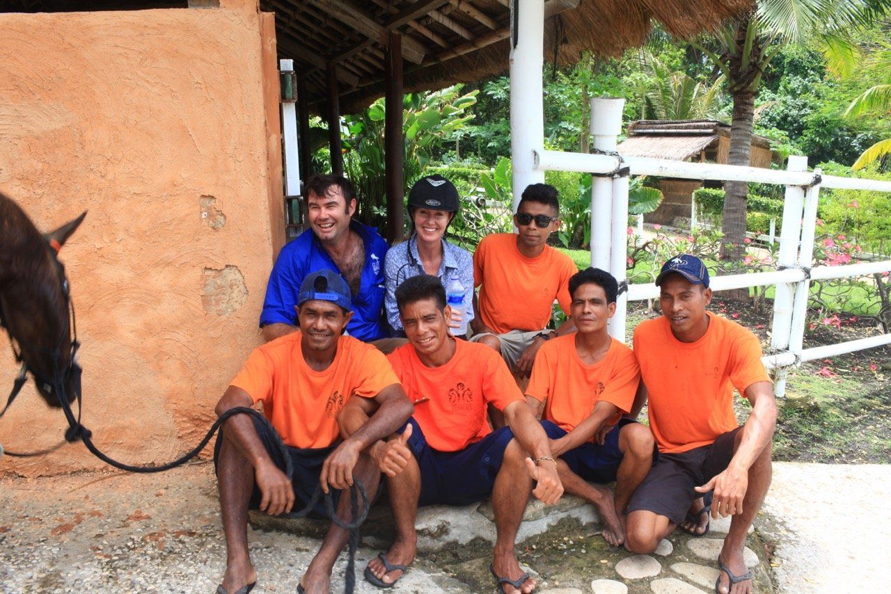 men in orange