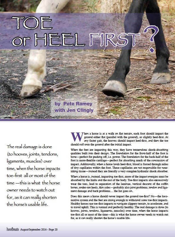 toe or hell first