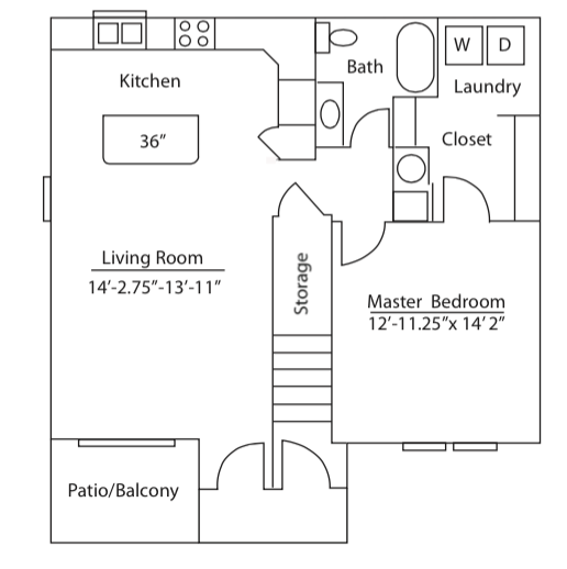 1 BR Double