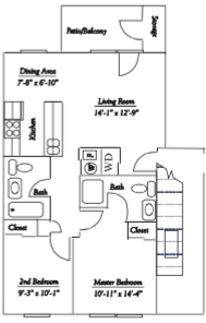 2 BR Small