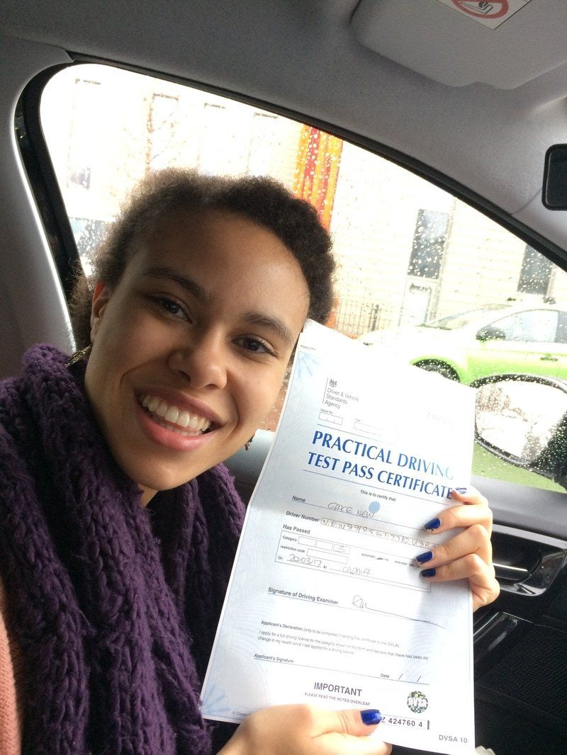 Driving test pass