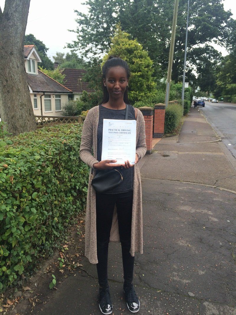 Driving test pass