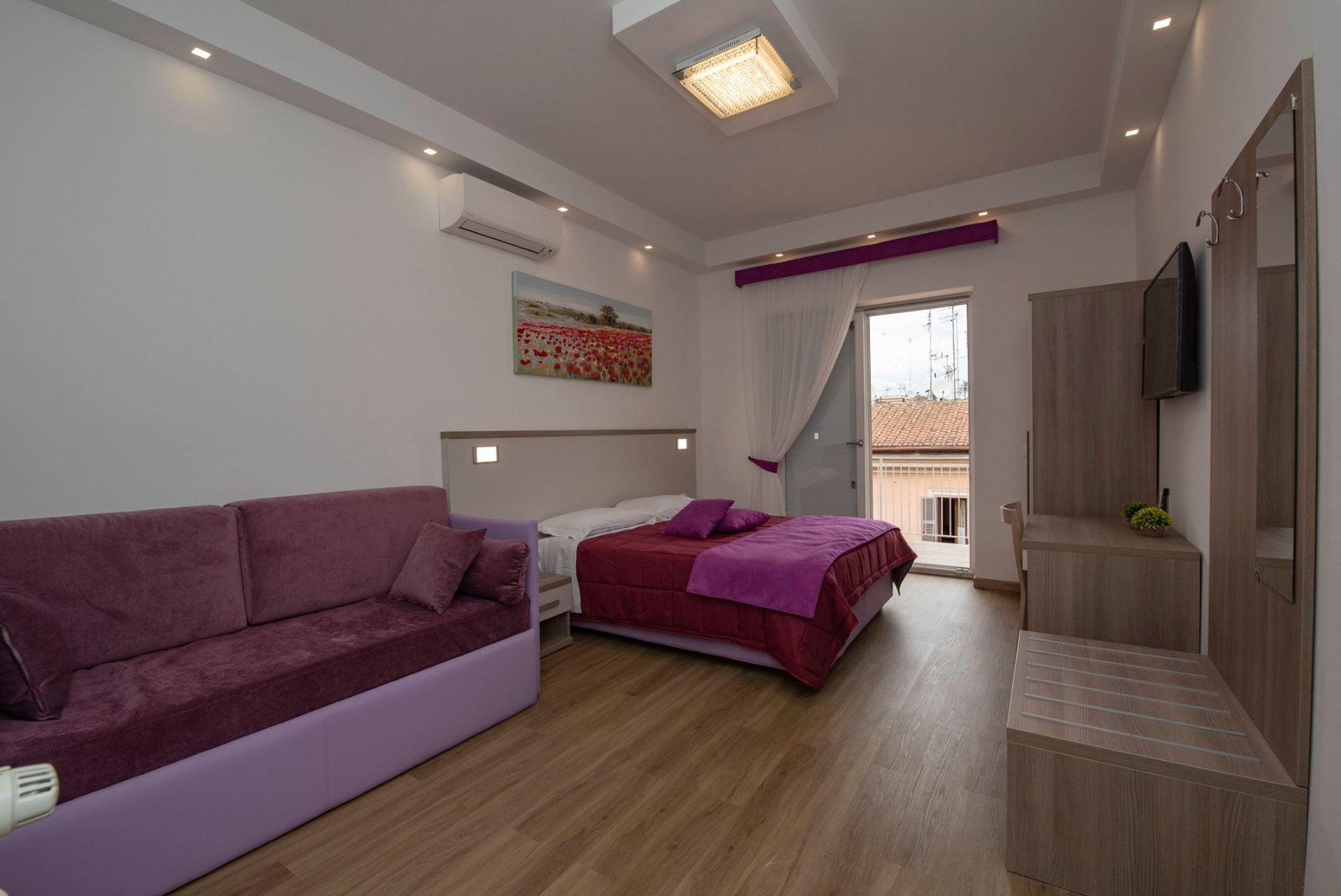 LETTI A SCOMPARSA A ROMA ESTRAIBILI PER BED BREAKFAST-CAMERA DA LETTO ARREDO BED AND BREAKFAST ROMA