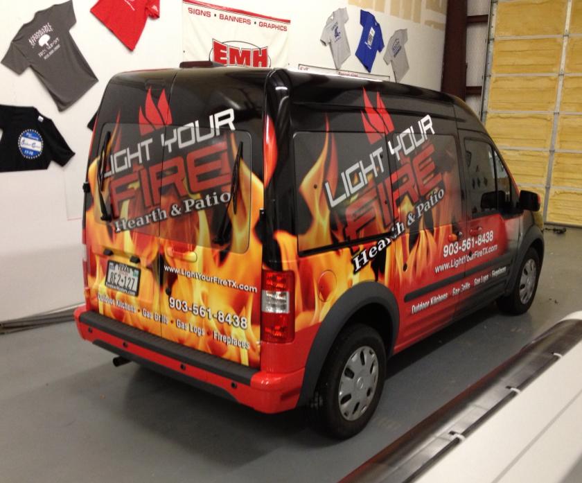 Flame Custom Vehicle Wrap