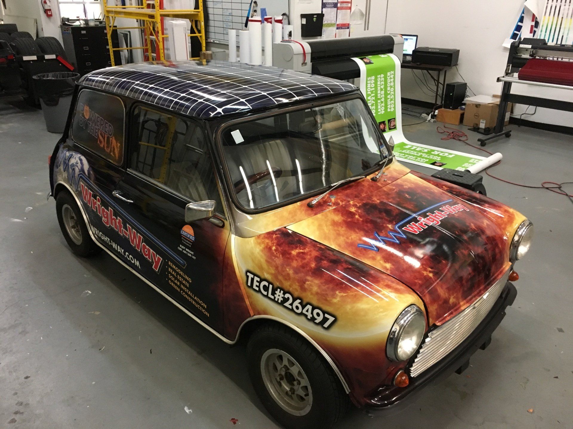 Flame Custom Vehicle Wrap