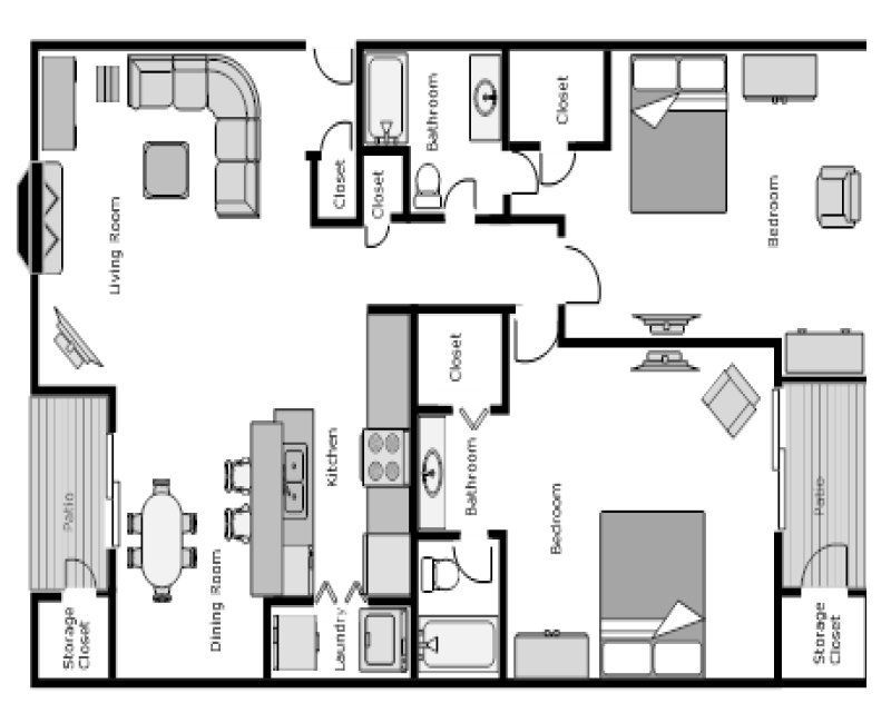 Apartment Expert — Floor Plan E in Fort Collins, CO Apartment Expert — Floor Plan E in Fort Collins, CO