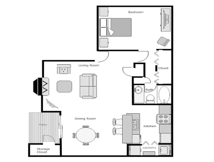 Six Month Apartment Lease — Floor Plan B in Fort Collins, CO Six Month Apartment Lease — Floor Plan B in Fort Collins, CO