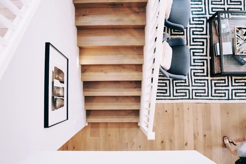 Blonde Wood Stairs