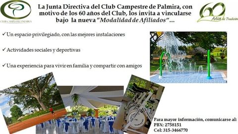 CLUB CAMPESTRE PALMIRA - Flyer Club