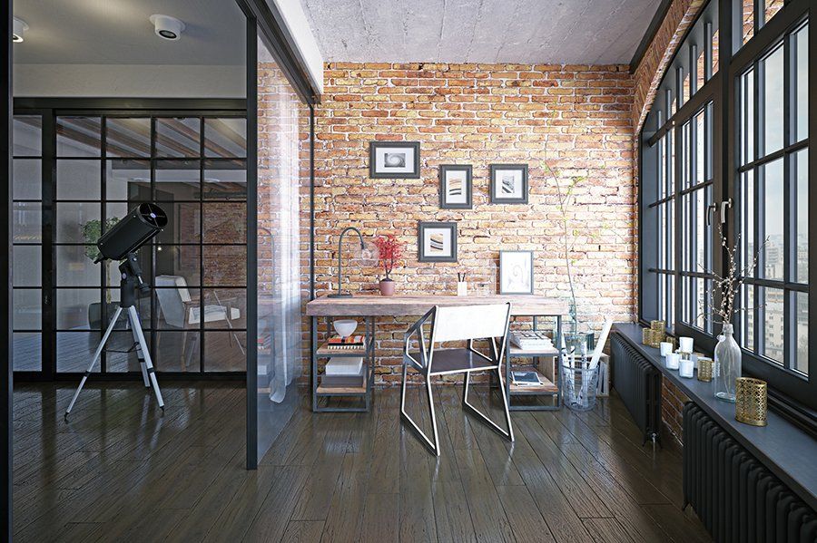 Picture Framing — Modern Loft Study Interior In Enid, Oklahoma