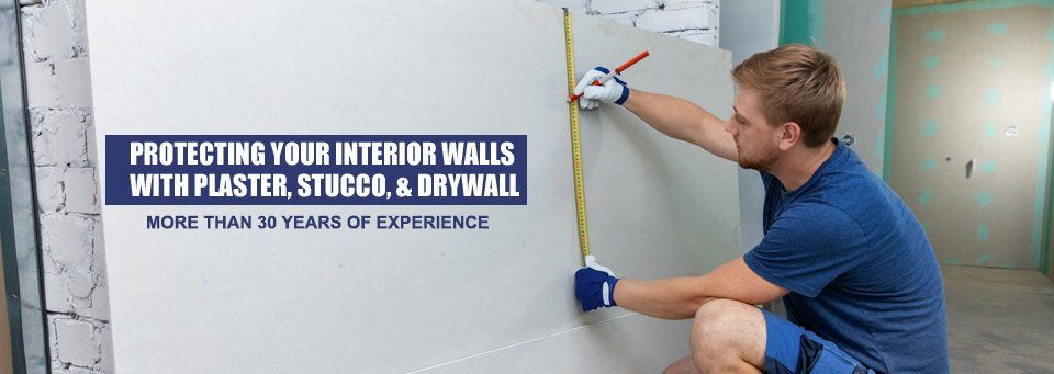 Santa Barbara — Man Measuring the Wall in Santa Barbara, CA