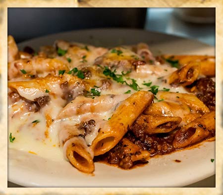 Past With Melted Cheese And Herbs — Vincenzo's — Omaha, NE Past With Melted Cheese And Herbs — Vincenzo's — Omaha, NE