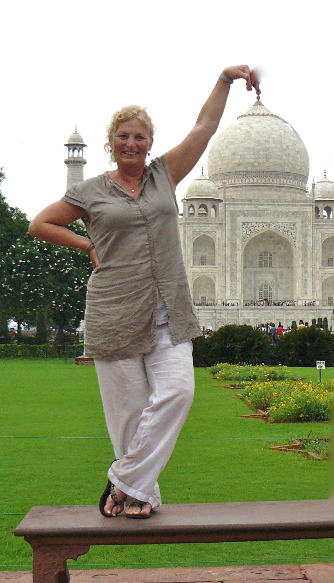germa bij taj mahal