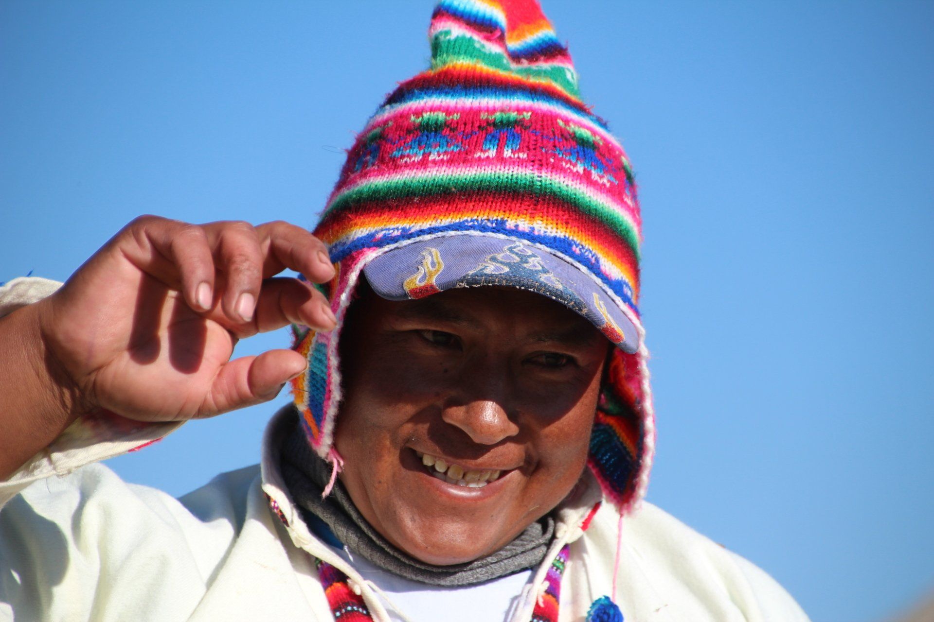 peruaanse visser protret