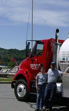 Service truck and owners - Septic system contractors in Ringwood, NJ Service truck and owners - Septic system contractors in Ringwood, NJ