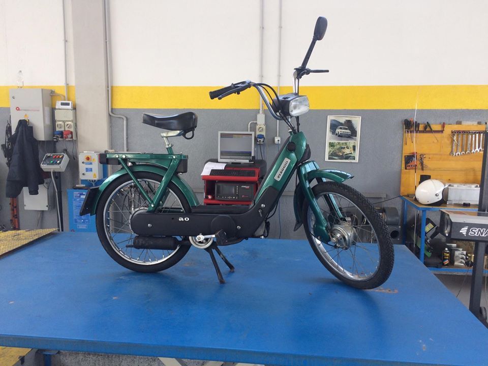 bicicletta elettrica verde